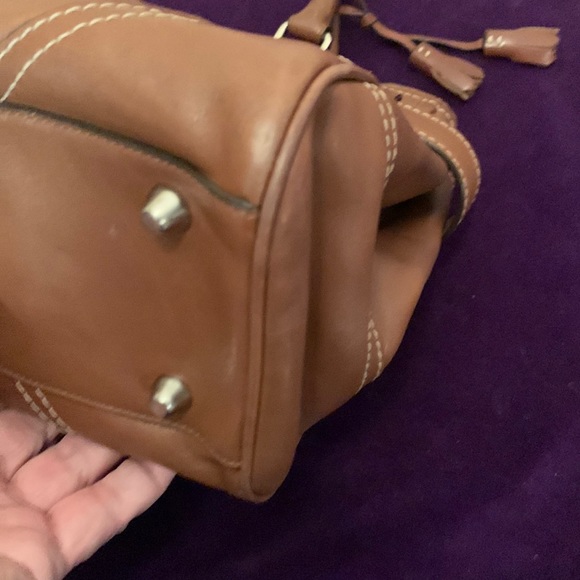 Coach EUC handbag, dark camel colour - Picture 6 of 16